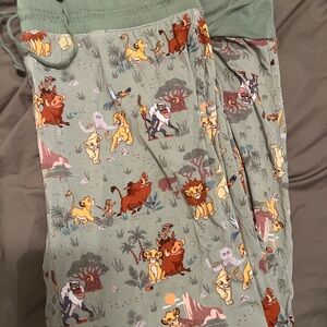 Little Sleepies The Lion King Sage Green Character Pajama Pants